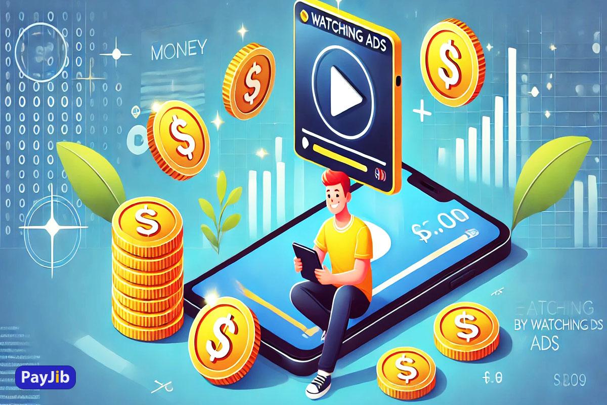 درآمد ارزی با تماشای تبلیغات